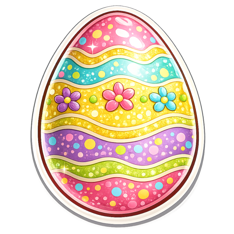 Colorful egg