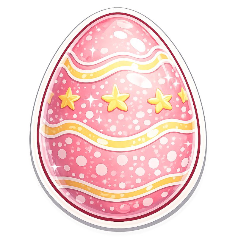 Pink egg