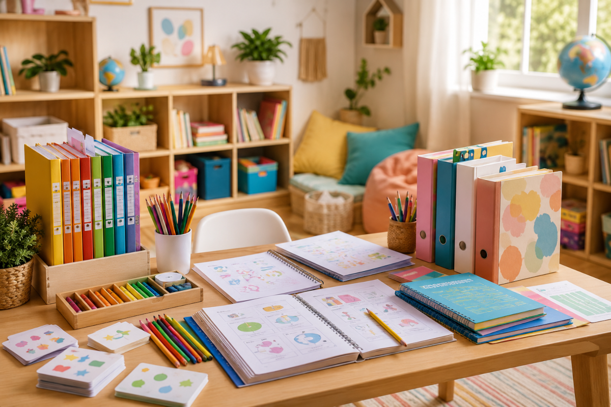 Homeschool curriculum kits for kids with grade-level curriculum sets, subject bundles, teacher manuals and printable packs